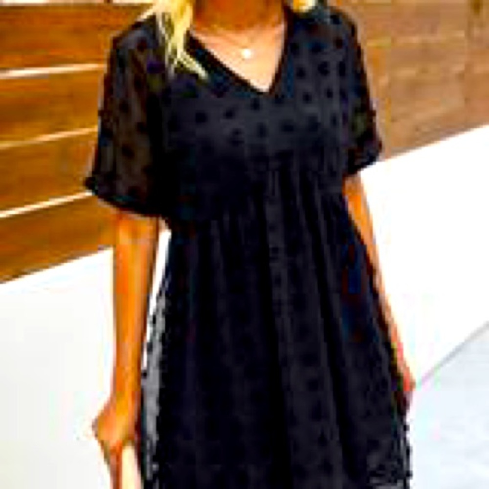Large mini dress